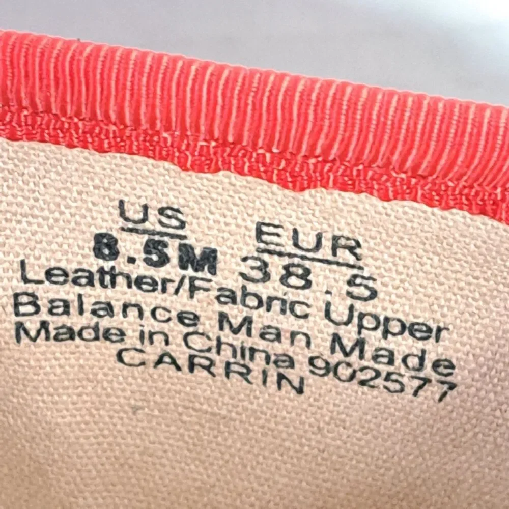 Sam Edelman Women's Carrin Suede Platform Espadrille Slip On Shoes Red size 8.5M